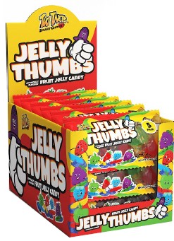 Too Tarts Jelly Thumbs Fruit Candy 2.64 oz 18ct